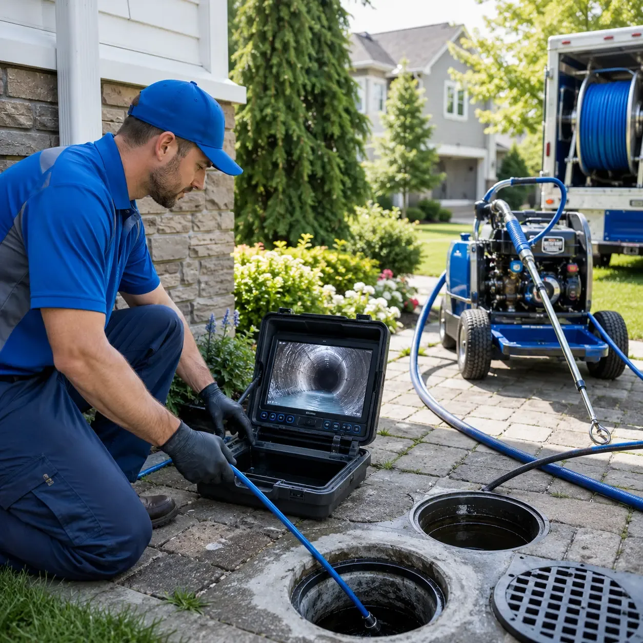 Outdoor drain cleaning professionals serving Dover, IL