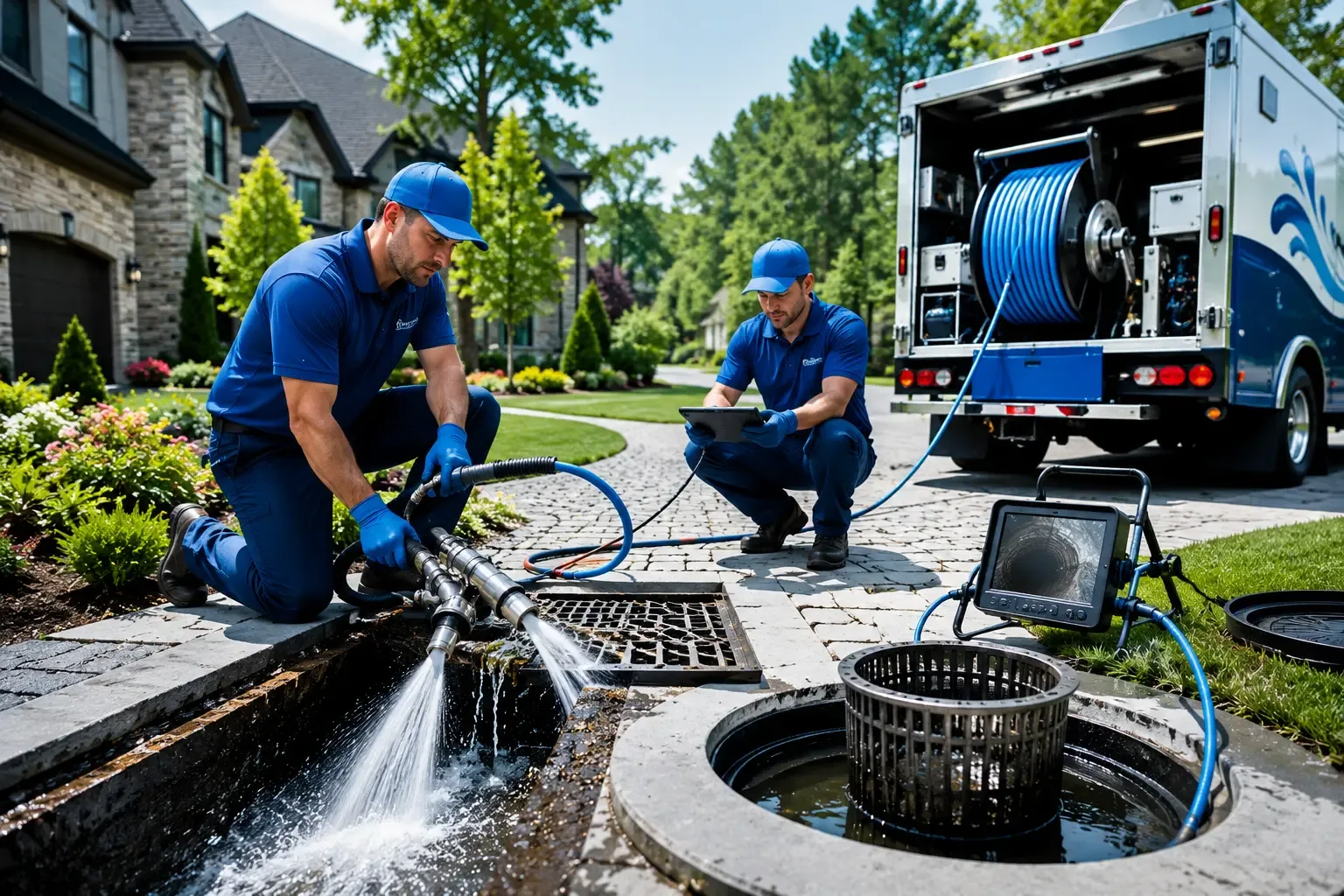Local outdoor drain cleaning professionals in Dover, IL